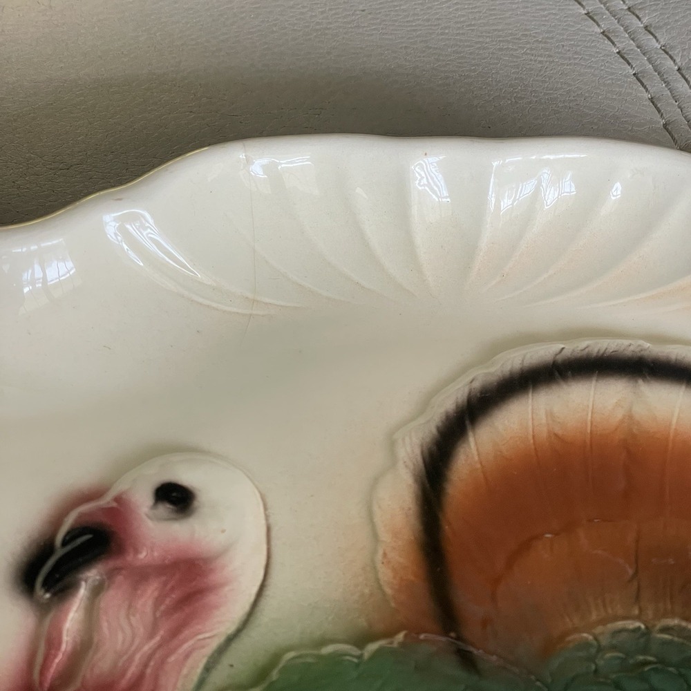 Vintage 1959 Turkey Platter Lane and Co Van Nuys California T-40 Thanksgiving - Picture 4 of 8